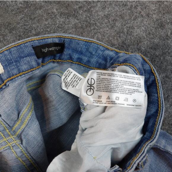 Ella Moss Jeans Straight Leg High Waisted Blue Denim 12/31 - Picture 9 of 12